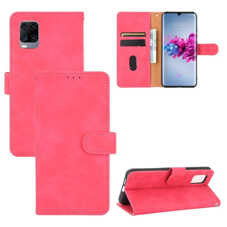 Tinta unita Skin Feel Fibbia magnetica Flip orizzontale Custodia in pelle PU con struttura in vitello con supporto e slot per schede e portafoglio, For UMIDIGI F2, For UMIDIGI S5 Pro, For ZTE Axon 11 5G, For ZTE Blade A3 Lite
