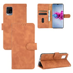 Tinta unita Skin Feel Fibbia magnetica Flip orizzontale Custodia in pelle PU con struttura in vitello con supporto e slot per schede e portafoglio, For UMIDIGI F2, For UMIDIGI S5 Pro, For ZTE Axon 11 5G, For ZTE Blade A3 Lite