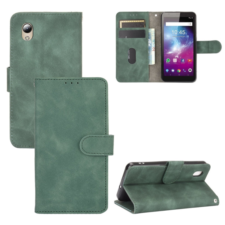 Tinta unita Skin Feel Fibbia magnetica Flip orizzontale Custodia in pelle PU con struttura in vitello con supporto e slot per schede e portafoglio, For UMIDIGI F2, For UMIDIGI S5 Pro, For ZTE Axon 11 5G, For ZTE Blade A3 Lite
