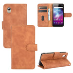 Tinta unita Skin Feel Fibbia magnetica Flip orizzontale Custodia in pelle PU con struttura in vitello con supporto e slot per schede e portafoglio, For UMIDIGI F2, For UMIDIGI S5 Pro, For ZTE Axon 11 5G, For ZTE Blade A3 Lite