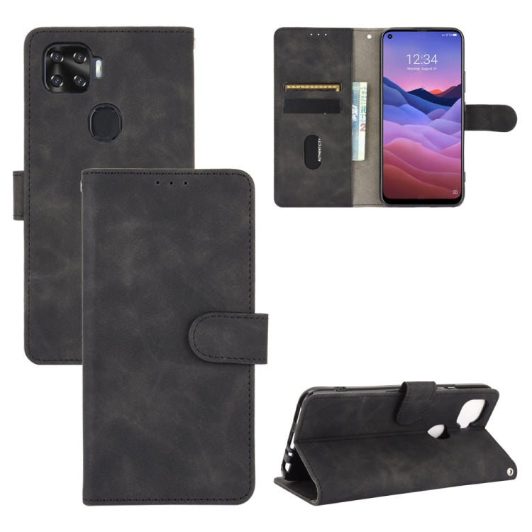 Tinta unita Skin Feel Fibbia magnetica Flip orizzontale Custodia in pelle PU con struttura in vitello con supporto e slot per schede e portafoglio, For ZTE A1 ZTG01, For ZTE Nubia Red Magic 5G