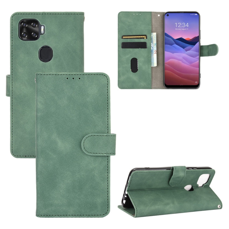Tinta unita Skin Feel Fibbia magnetica Flip orizzontale Custodia in pelle PU con struttura in vitello con supporto e slot per schede e portafoglio, For ZTE A1 ZTG01, For ZTE Nubia Red Magic 5G