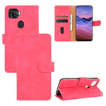 Tinta unita Skin Feel Fibbia magnetica Flip orizzontale Custodia in pelle PU con struttura in vitello con supporto e slot per schede e portafoglio, For ZTE A1 ZTG01, For ZTE Nubia Red Magic 5G
