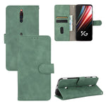 Tinta unita Skin Feel Fibbia magnetica Flip orizzontale Custodia in pelle PU con struttura in vitello con supporto e slot per schede e portafoglio, For ZTE A1 ZTG01, For ZTE Nubia Red Magic 5G