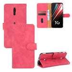 Tinta unita Skin Feel Fibbia magnetica Flip orizzontale Custodia in pelle PU con struttura in vitello con supporto e slot per schede e portafoglio, For ZTE A1 ZTG01, For ZTE Nubia Red Magic 5G