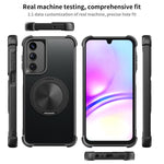 Custodia per telefono MagSafe con supporto girevole a 360 gradi con texture CD, For Samsung Galaxy A16 5G / 4G, For Samsung Galaxy A25 / A35 / A55, For Samsung Galaxy A15 5G