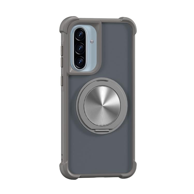 Custodia per telefono MagSafe con supporto girevole a 360 gradi con texture CD, For Samsung Galaxy A17 4G, For Samsung Galaxy A56 5G, For Samsung Galaxy A26 5G, For Samsung Galaxy A36 5G