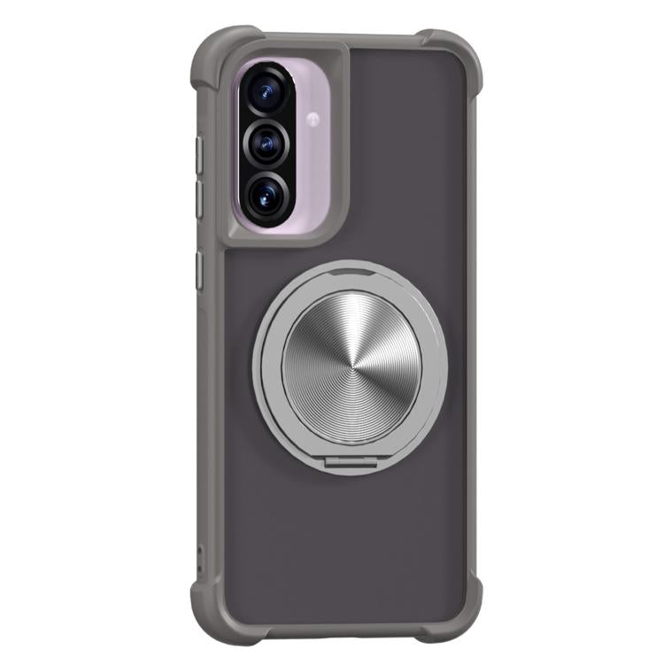 Custodia per telefono MagSafe con supporto girevole a 360 gradi con texture CD, For Samsung Galaxy A17 4G, For Samsung Galaxy A56 5G, For Samsung Galaxy A26 5G, For Samsung Galaxy A36 5G