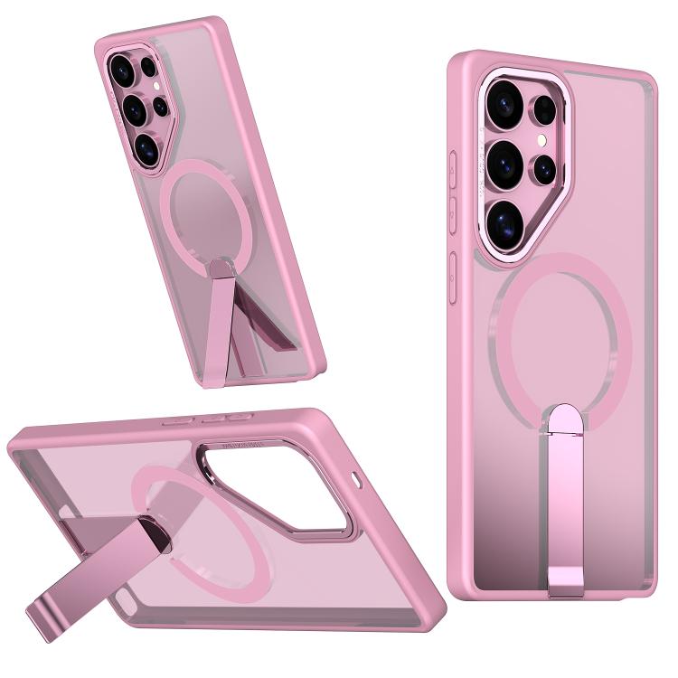Custodia per telefono MagSafe in TPU + PC Star Shine Series con supporto pieghevole, For Samsung Galaxy S24 FE 5G, For Samsung Galaxy S24 Ultra 5G, For Samsung Galaxy S23 FE 5G, For Samsung Galaxy S22 Ultra 5G