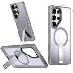 Custodia per telefono MagSafe in TPU + PC Star Shine Series con supporto pieghevole, For Samsung Galaxy S24 FE 5G, For Samsung Galaxy S24 Ultra 5G, For Samsung Galaxy S23 FE 5G, For Samsung Galaxy S22 Ultra 5G