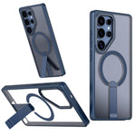 Custodia per telefono MagSafe in TPU + PC Star Shine Series con supporto pieghevole, For Samsung Galaxy S24 FE 5G, For Samsung Galaxy S24 Ultra 5G, For Samsung Galaxy S23 FE 5G, For Samsung Galaxy S22 Ultra 5G