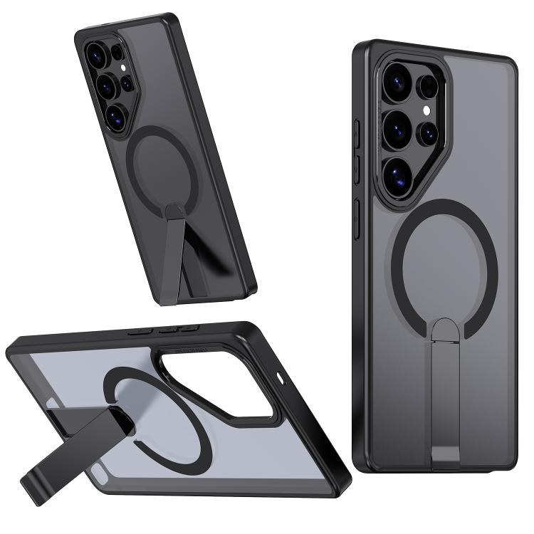 Custodia per telefono MagSafe in TPU + PC Star Shine Series con supporto pieghevole, For Samsung Galaxy S24 FE 5G, For Samsung Galaxy S24 Ultra 5G, For Samsung Galaxy S23 FE 5G, For Samsung Galaxy S22 Ultra 5G