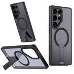 Custodia per telefono MagSafe in TPU + PC Star Shine Series con supporto pieghevole, For Samsung Galaxy S24 FE 5G, For Samsung Galaxy S24 Ultra 5G, For Samsung Galaxy S23 FE 5G, For Samsung Galaxy S22 Ultra 5G