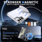 Custodia per telefono MagSafe in TPU + PC Star Shine Series con supporto pieghevole, For Samsung Galaxy S24 FE 5G, For Samsung Galaxy S24 Ultra 5G, For Samsung Galaxy S23 FE 5G, For Samsung Galaxy S22 Ultra 5G