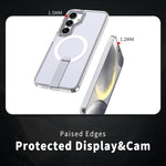 Custodia per telefono MagSafe in TPU + PC Star Shine Series con supporto pieghevole, For Samsung Galaxy S24 FE 5G, For Samsung Galaxy S24 Ultra 5G, For Samsung Galaxy S23 FE 5G, For Samsung Galaxy S22 Ultra 5G