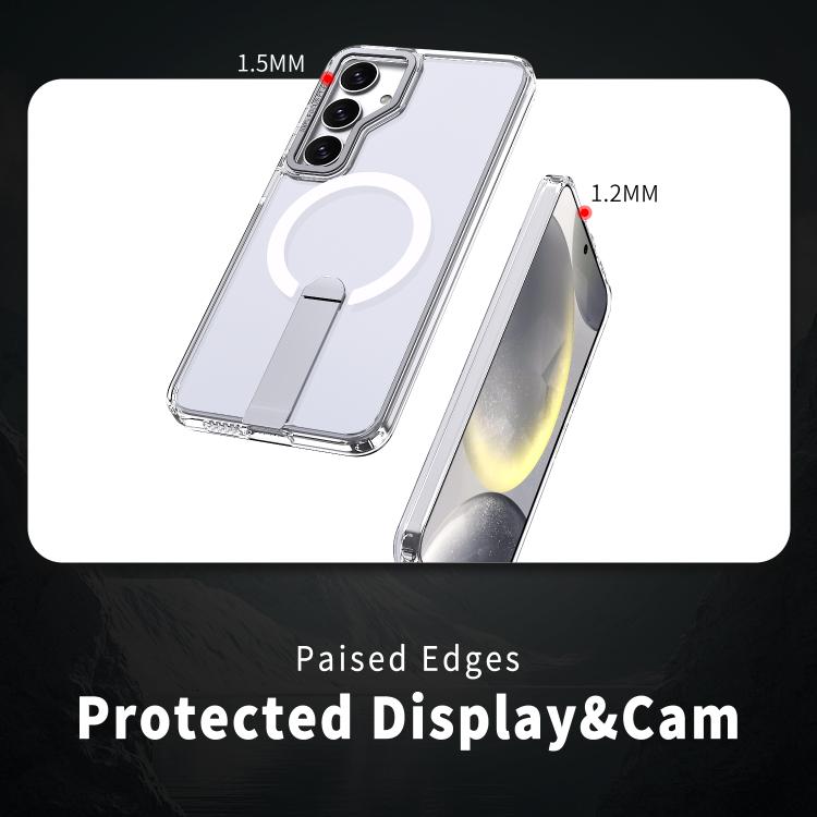 Custodia per telefono MagSafe in TPU + PC Star Shine Series con supporto pieghevole, For Samsung Galaxy S24 FE 5G, For Samsung Galaxy S24 Ultra 5G, For Samsung Galaxy S23 FE 5G, For Samsung Galaxy S22 Ultra 5G