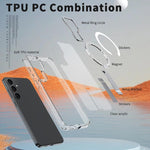 Custodia per telefono MagSafe in TPU + PC Star Shine Series con supporto pieghevole, For Samsung Galaxy S24 FE 5G, For Samsung Galaxy S24 Ultra 5G, For Samsung Galaxy S23 FE 5G, For Samsung Galaxy S22 Ultra 5G