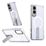 Custodia per telefono MagSafe in TPU + PC Star Shine Series con supporto pieghevole, For Samsung Galaxy S25 Edge 5G, For Samsung Galaxy S24 5G / S25 5G, For Samsung Galaxy S24+ 5G / S25+ 5G, For Samsung Galaxy S25 Ultra 5G