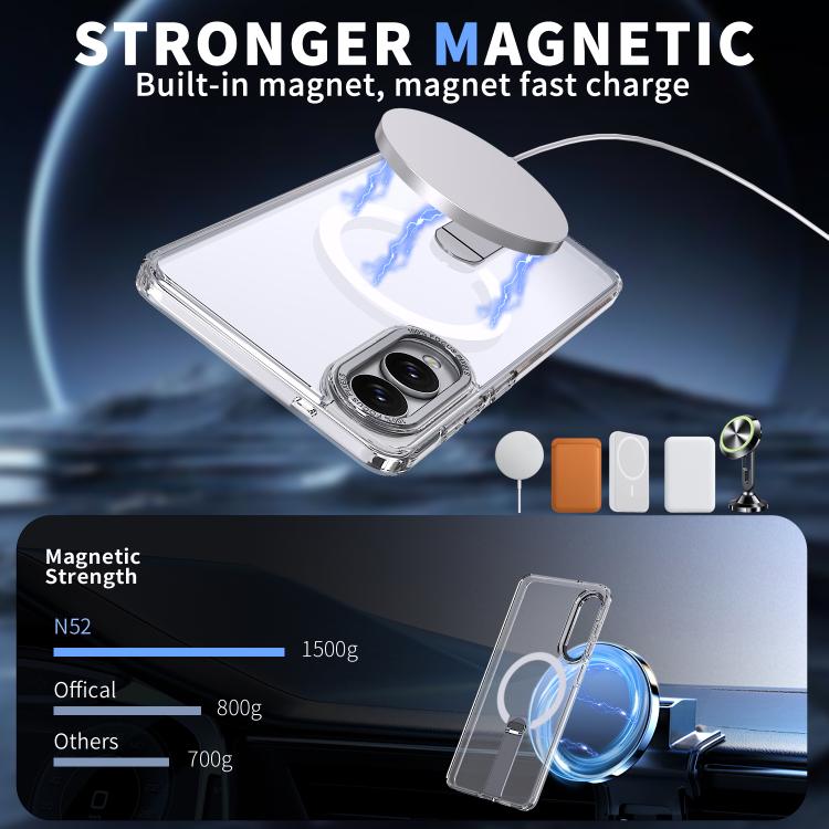 Custodia per telefono MagSafe in TPU + PC Star Shine Series con supporto pieghevole, For Samsung Galaxy S25 Edge 5G, For Samsung Galaxy S24 5G / S25 5G, For Samsung Galaxy S24+ 5G / S25+ 5G, For Samsung Galaxy S25 Ultra 5G