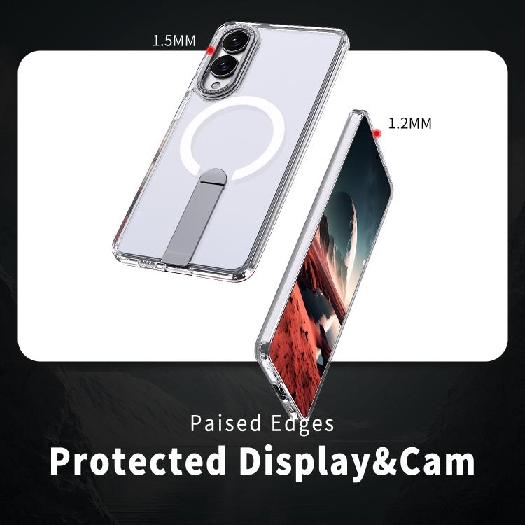 Custodia per telefono MagSafe in TPU + PC Star Shine Series con supporto pieghevole, For Samsung Galaxy S25 Edge 5G, For Samsung Galaxy S24 5G / S25 5G, For Samsung Galaxy S24+ 5G / S25+ 5G, For Samsung Galaxy S25 Ultra 5G