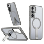 Custodia per telefono MagSafe in TPU + PC Star Shine Series con supporto pieghevole, For Samsung Galaxy S26+ 5G, For Samsung Galaxy S26 Ultra 5G, For Samsung Galaxy S26 5G, For Samsung Galaxy S25 FE 5G