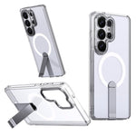 Custodia per telefono MagSafe in TPU + PC Star Shine Series con supporto pieghevole, For Samsung Galaxy S26+ 5G, For Samsung Galaxy S26 Ultra 5G, For Samsung Galaxy S26 5G, For Samsung Galaxy S25 FE 5G