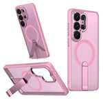 Custodia per telefono MagSafe in TPU + PC Star Shine Series con supporto pieghevole, For Samsung Galaxy S26+ 5G, For Samsung Galaxy S26 Ultra 5G, For Samsung Galaxy S26 5G, For Samsung Galaxy S25 FE 5G