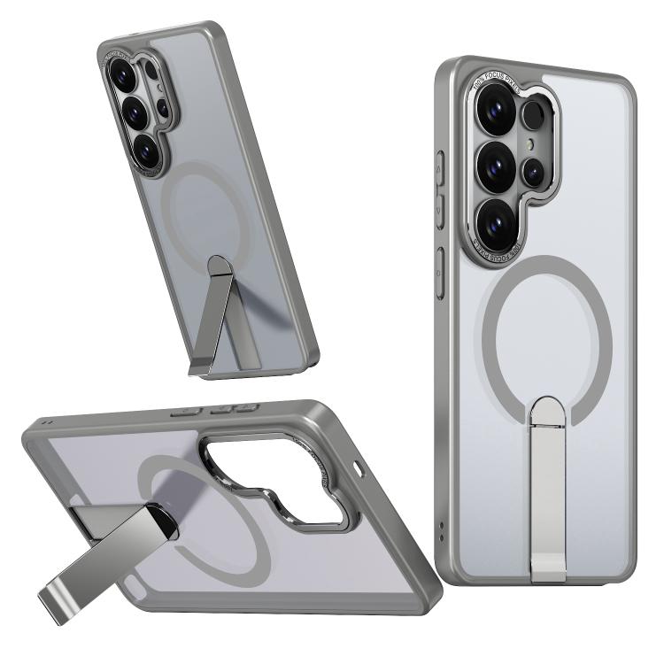 Custodia per telefono MagSafe in TPU + PC Star Shine Series con supporto pieghevole, For Samsung Galaxy S26+ 5G, For Samsung Galaxy S26 Ultra 5G, For Samsung Galaxy S26 5G, For Samsung Galaxy S25 FE 5G