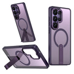Custodia per telefono MagSafe in TPU + PC Star Shine Series con supporto pieghevole, For Samsung Galaxy S26+ 5G, For Samsung Galaxy S26 Ultra 5G, For Samsung Galaxy S26 5G, For Samsung Galaxy S25 FE 5G