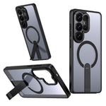 Custodia per telefono MagSafe in TPU + PC Star Shine Series con supporto pieghevole, For Samsung Galaxy S26+ 5G, For Samsung Galaxy S26 Ultra 5G, For Samsung Galaxy S26 5G, For Samsung Galaxy S25 FE 5G