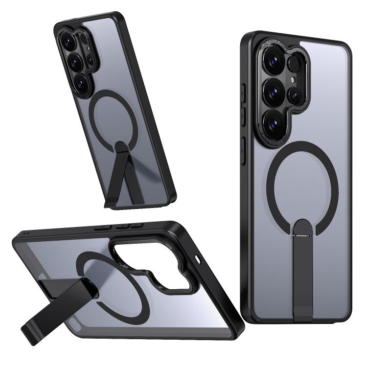 Custodia per telefono MagSafe in TPU + PC Star Shine Series con supporto pieghevole, For Samsung Galaxy S26+ 5G, For Samsung Galaxy S26 Ultra 5G, For Samsung Galaxy S26 5G, For Samsung Galaxy S25 FE 5G