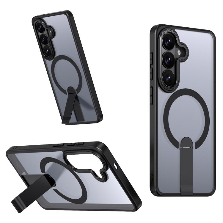 Custodia per telefono MagSafe in TPU + PC Star Shine Series con supporto pieghevole, For Samsung Galaxy S26+ 5G, For Samsung Galaxy S26 Ultra 5G, For Samsung Galaxy S26 5G, For Samsung Galaxy S25 FE 5G