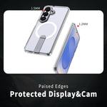 Custodia per telefono MagSafe in TPU + PC Star Shine Series con supporto pieghevole, For Samsung Galaxy S26+ 5G, For Samsung Galaxy S26 Ultra 5G, For Samsung Galaxy S26 5G, For Samsung Galaxy S25 FE 5G