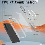 Custodia per telefono MagSafe in TPU + PC Star Shine Series con supporto pieghevole, For Samsung Galaxy S26+ 5G, For Samsung Galaxy S26 Ultra 5G, For Samsung Galaxy S26 5G, For Samsung Galaxy S25 FE 5G
