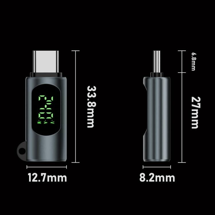 Adattatore USB-C maschio a USB-C femmina 240W 80Gbps con display