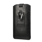 Ultra-sottile Semplice Coulisse Piatto Orizzontale Appeso Marsupio Custodia in pelle per telefono, adatta per smartphone da 4,7-5,2 pollici, For 4.7-5.2 inch