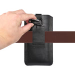 Ultra-sottile Semplice Coulisse Piatto Orizzontale Appeso Marsupio Custodia in pelle per telefono, adatta per smartphone da 4,7-5,2 pollici, For 4.7-5.2 inch