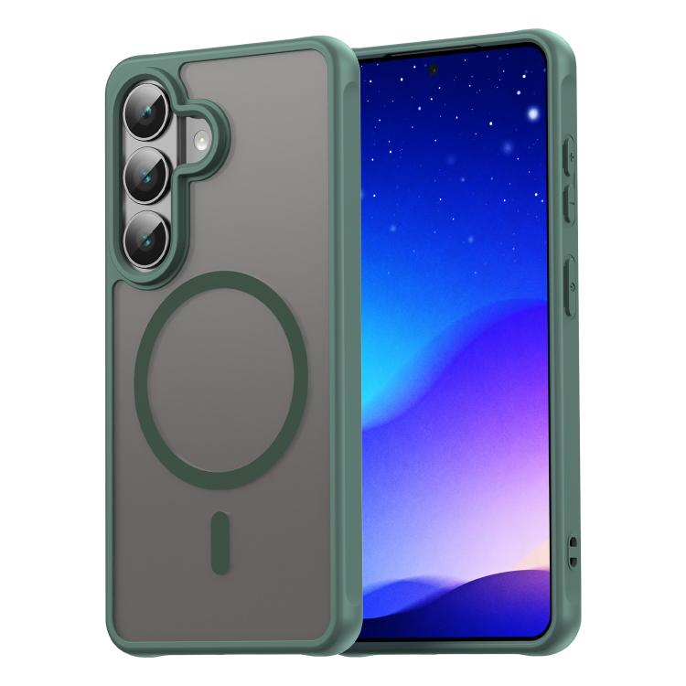 Custodia per telefono Magsafe in TPU ibrida per PC e Fan Dun Series, con finitura satinata, For Galaxy S26 FE 5G, For Galaxy S26+ 5G, For Samsung Galaxy S26 Edge 5G, For Samsung Galaxy S26 Ultra 5G, For Samsung Galaxy S26 5G, For Samsung Galaxy S25 FE 5G