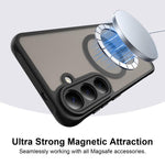 Custodia per telefono Magsafe in TPU ibrida per PC e Fan Dun Series, con finitura satinata, For Galaxy S26 FE 5G, For Galaxy S26+ 5G, For Samsung Galaxy S26 Edge 5G, For Samsung Galaxy S26 Ultra 5G, For Samsung Galaxy S26 5G, For Samsung Galaxy S25 FE 5G