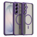 Custodia per telefono Magsafe in TPU ibrida per PC e Fan Dun Series, con finitura satinata, For Galaxy S26 FE 5G, For Galaxy S26+ 5G, For Samsung Galaxy S26 Edge 5G, For Samsung Galaxy S26 Ultra 5G, For Samsung Galaxy S26 5G, For Samsung Galaxy S25 FE 5G