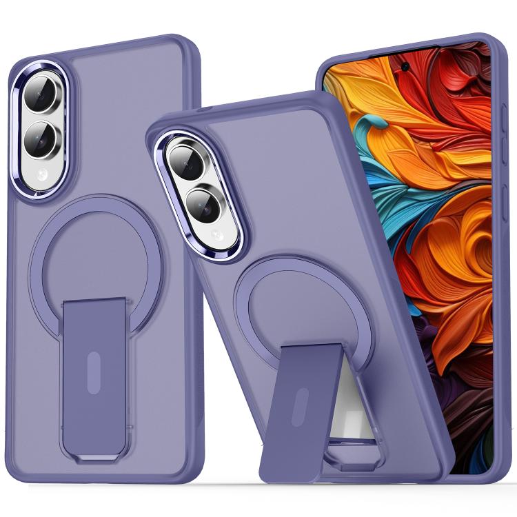 Custodia per telefono con supporto MagSafe in TPU ibrido acrilico, For Samsung Galaxy S26 Ultra 5G, For Samsung Galaxy S25 Edge 5G, For Samsung Galaxy S25 Ultra 5G