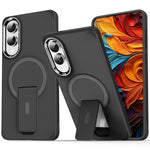 Custodia per telefono con supporto MagSafe in TPU ibrido acrilico, For Samsung Galaxy S26 Ultra 5G, For Samsung Galaxy S25 Edge 5G, For Samsung Galaxy S25 Ultra 5G