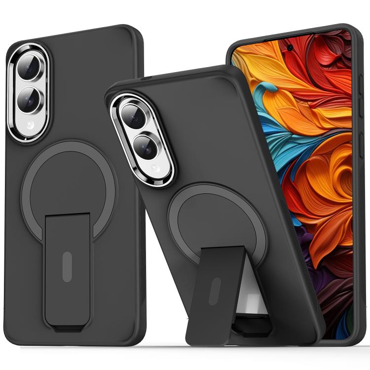 Custodia per telefono con supporto MagSafe in TPU ibrido acrilico, For Samsung Galaxy S26 Ultra 5G, For Samsung Galaxy S25 Edge 5G, For Samsung Galaxy S25 Ultra 5G