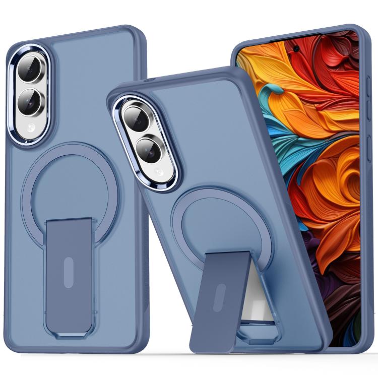 Custodia per telefono con supporto MagSafe in TPU ibrido acrilico, For Samsung Galaxy S26 Ultra 5G, For Samsung Galaxy S25 Edge 5G, For Samsung Galaxy S25 Ultra 5G
