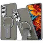 Custodia per telefono con supporto MagSafe in TPU ibrido acrilico, For Samsung Galaxy S26 Ultra 5G, For Samsung Galaxy S25 Edge 5G, For Samsung Galaxy S25 Ultra 5G