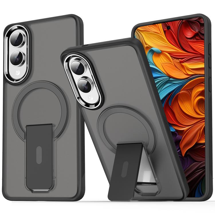 Custodia per telefono con supporto MagSafe in TPU ibrido acrilico, For Samsung Galaxy S26 Ultra 5G, For Samsung Galaxy S25 Edge 5G, For Samsung Galaxy S25 Ultra 5G