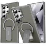 Custodia per telefono con supporto MagSafe in TPU ibrido acrilico, For Samsung Galaxy S26 Ultra 5G, For Samsung Galaxy S25 Edge 5G, For Samsung Galaxy S25 Ultra 5G