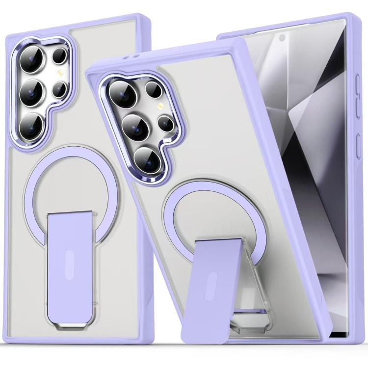 Custodia per telefono con supporto MagSafe in TPU ibrido acrilico, For Samsung Galaxy S26 Ultra 5G, For Samsung Galaxy S25 Edge 5G, For Samsung Galaxy S25 Ultra 5G