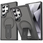 Custodia per telefono con supporto MagSafe in TPU ibrido acrilico, For Samsung Galaxy S26 Ultra 5G, For Samsung Galaxy S25 Edge 5G, For Samsung Galaxy S25 Ultra 5G