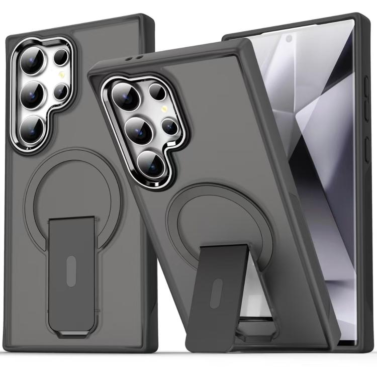Custodia per telefono con supporto MagSafe in TPU ibrido acrilico, For Samsung Galaxy S26 Ultra 5G, For Samsung Galaxy S25 Edge 5G, For Samsung Galaxy S25 Ultra 5G